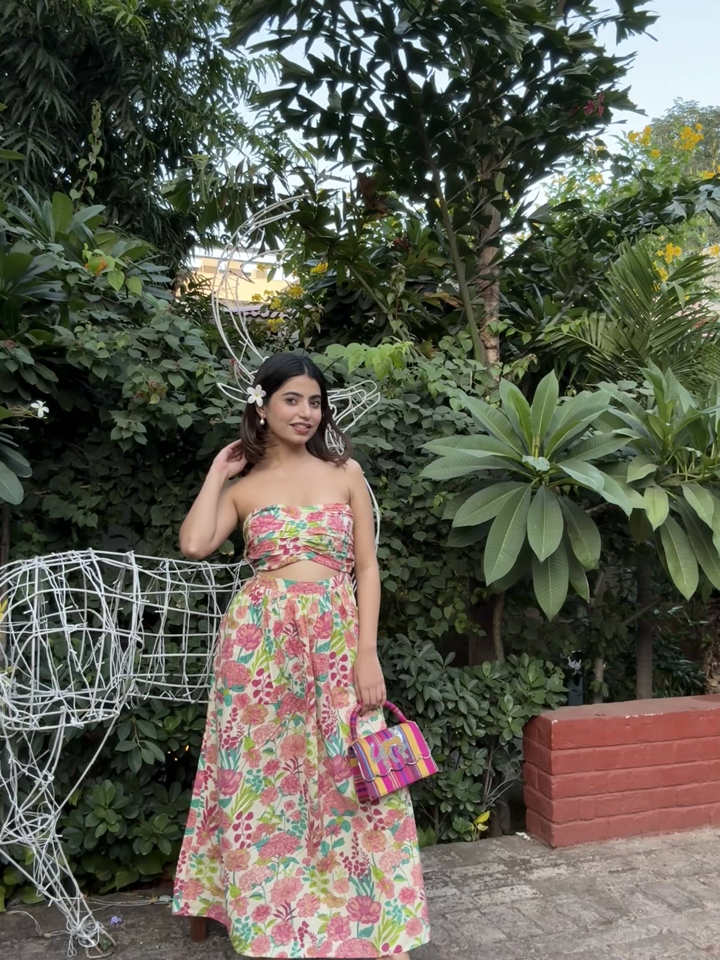 Multi-Colour Pure Cotton Floral Tube Dress